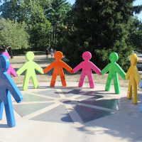 "All Together Now" Sculpture, Taylor Park, 2022