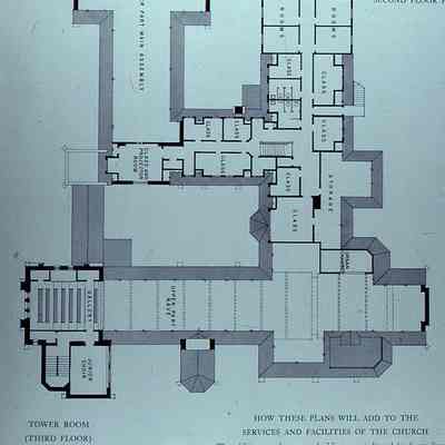1950 proposal for the second floor