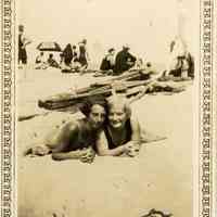 Mangold: Audrey Mangold and Genevieve Silance at the Beach