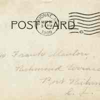          2023.197.056 B-Postmarked Bayonne, May 21, 1909, 3:00 pm
   