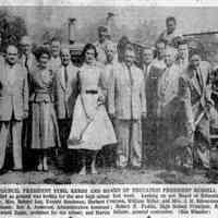 Millburn High School: Groundbreaking for Millburn High School, 1954