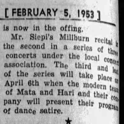 Item, February 5, 1953
