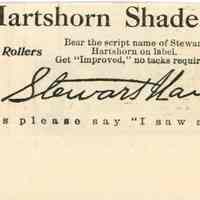 Hartshorn: Hartshorn Shade Roller Advertisement