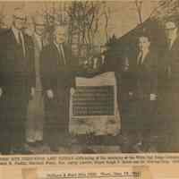 Parsil: Parsil Cemetery Dedication, 1964