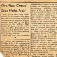          Item, April 9, 1953
   