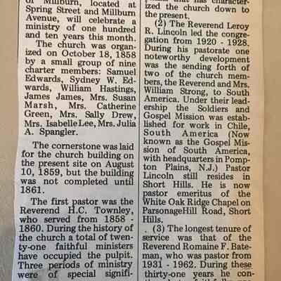 Girl Scout Scrapbook: "First Baptist Church" - 1968