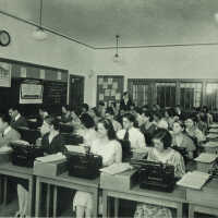 Millburn High School Typing Class, 1931