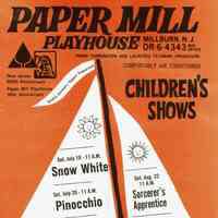 Paper Mill Playhouse: Children