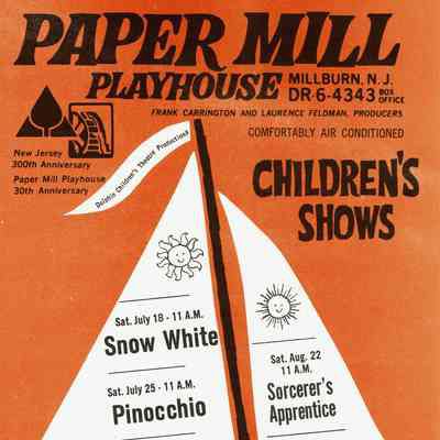 Paper Mill Playhouse: Children's Series, 1964