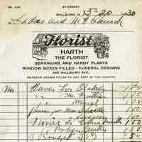          Harth: Harth The Florist Receipts, 1928-30 picture number 7
   
