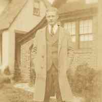 Mangold: William Franklin Mangold outside 60 Whittingham Terrace