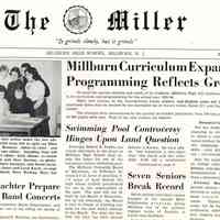 Millburn High School: The Miller, March 26, 1959