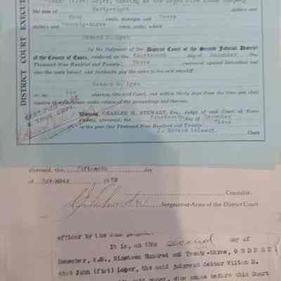 Fire Department: Court Case of John Loper.