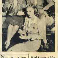 Red Cross: Newspaper snippet featuring Red Cross Aides