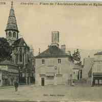 World War I: Postcard sent to Mildred Friberger from Semur, 1919
