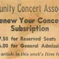          Item, February 28, 1952
   