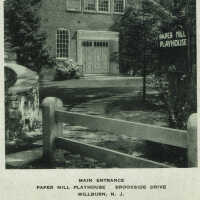 Paper Mill Playhouse Main Entrance, Brookside Drive