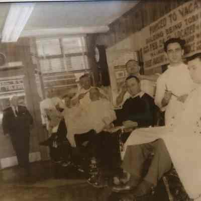 Michael's Barber Shop, 44 Main Street, 1956