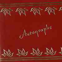 Millburn Junior High School: Autograph Book, 1962