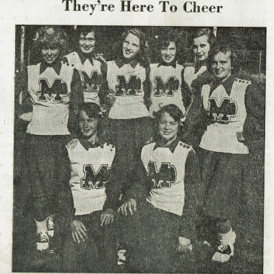 Millburn High School Cheerleaders, 1949