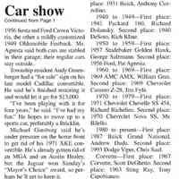          Automobile: Best in Show Trophy Millburn Classic Car Show, 2002 picture number 2
   