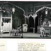         The Cocktail Bar in Newark. Will Sholz-Bartender. Owen G. Cole at Table in Happy Birthday with Joan Blondell.
   