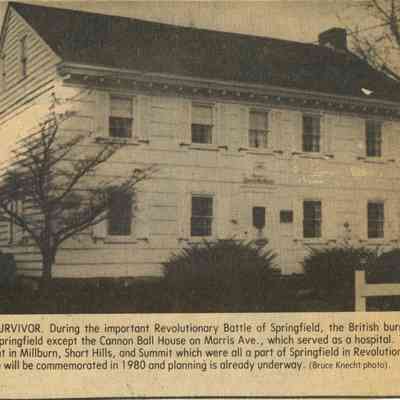 Battle of Springfield: Cannon Ball House Picture