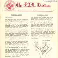 Short Hills School: Short Hills School PTA Cardinal Newsletters, 1977-1978