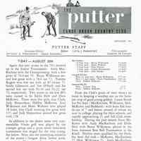          Golf: Canoe Brook Country Club Putter Newsletter, 1957 picture number 3
   