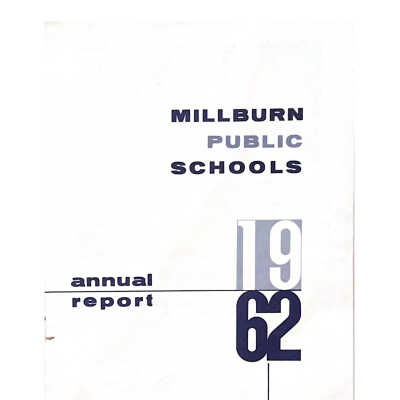 Millburn Schools: Administrative Documents, 1960s-70s