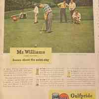 J. Albert Williams: Magazine Advertisement for Gulfpride