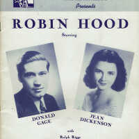 Robin Hood, 1942 Souvenir Program Paper Mill Playhouse