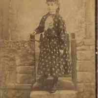          Bosworth: Unidentified Girl Standing by Gate, c. 1884-1900 picture number 1
   