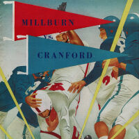 Football: Millburn vs. Cranford, October 1955 Program