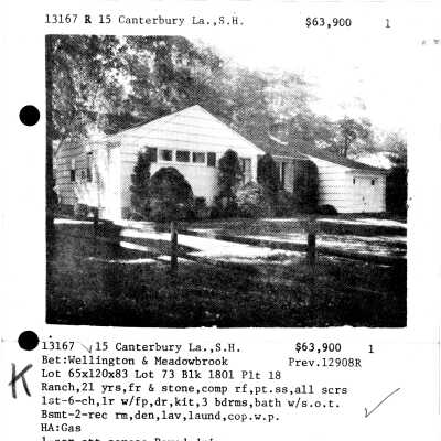 15 CANTERBURY LANE