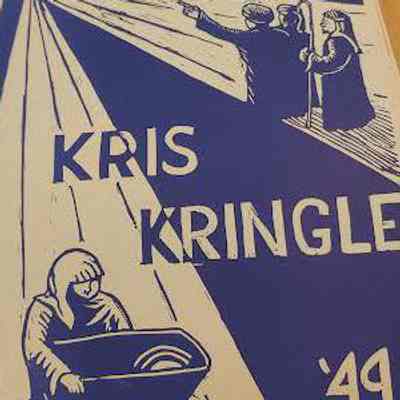 MHS Scrapbook: Kris Kringle Program, 1949