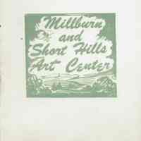 Millburn Art Center 1945 Scrapbook: Millburn Art Center Schedule of Programs, 1945-6