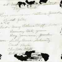          Millburn Art Center 1945 Scrapbook: Village Festival Costume Contest Winner Bridal Party, 1945 picture number 2
   