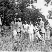 Hartshorn: Stewart Hartshorn at Groundbreaking, July 1935