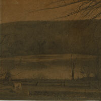 Brison: View of Pond from Brison Estate, 1890