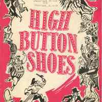 Paper Mill Playhouse Program: 1952 High Button Shoes Souvenir Program