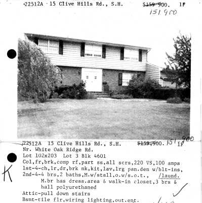 15 CLIVE HILLS ROAD