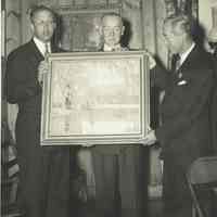 Millburn Art Center 1945 Scrapbook: Presentation of Jorgensen