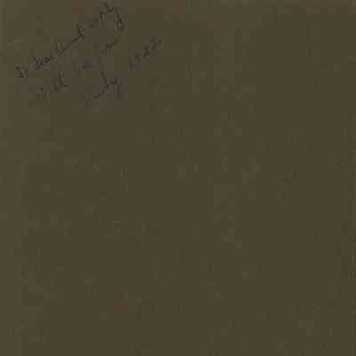 Inscription from Ruby to Aunt Sophy