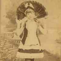 Bosworth: Unidentified Girl with Fancy Dress and Fan