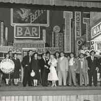          The Finale of Guys and Dolls, 1955.; Photo by Drew B. Peters Studios.
   