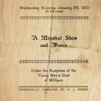          Flanagan: Minstrel Show and Dance Program, 1910 picture number 1
   