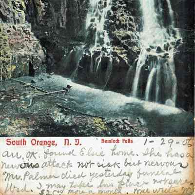 South Mountain Reservation: Hemlock Falls, 1906