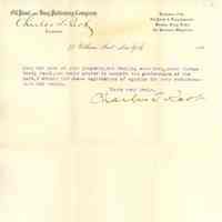          Hartshorn: Charles Root Response to Store Petition Letter, 1885 picture number 2
   