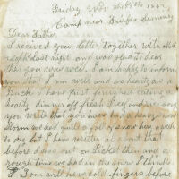 Parsil: Samuel B. Parsil Civil War Letter to Father, November 14, 1862